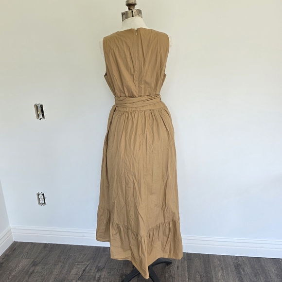 J.crew khaki midi belted dress size 12 - Picture 4 of 8